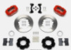 Wilwood Forged Dynalite Front Hat Kit 11.00in Red 95-05 Miata - 140-11704-R