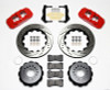Wilwood AERO4 Rear Kit 14.25in Drilled Red 2006-10 Magnum/Challngr/Chrgr/300C - 140-11765-DR