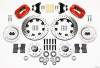 Wilwood Forged Dynalite Front Kit 12.19in Drilled Red 49-54 Chevy/53-62 Corvette (*Line Kit Needed*) - 140-11812-DR