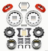 Wilwood Narrow Superlite 4R Rear Kit 12.88in Red Speedway Eng Floater w/ New Style End - 140-11877-DR