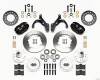 Wilwood Forged Dynalite Front Kit 11.00in 69-70 Impala Drum/Disc 69-82 Vette - 140-12040
