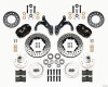 Wilwood Forged Dynalite Front Kit 11.00in Drilled 69-70 Impala Drum/Disc 69-82 Vette - 140-12040-D