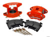 Wilwood D154 Front Caliper Kit - Red 2.50in Piston 1.04in Rotor - 140-12097-R