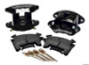 Wilwood D154 Front Caliper Kit - Black 2.50in Piston 0.81in Rotor - 140-12098-BK