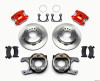 Wilwood D154 P/S Park Brake Kit Red Big Ford 2.36in Offset - 140-12213-R