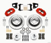 Wilwood Narrow Superlite 6R Front Hub & 1PC Rtr Kit 12.88in-Red 62-72 CDP B & E Body-Drum - 140-12282-R