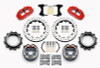Wilwood Narrow Superlite 4R Rear P-Brk Kit 12.88in Drill Red Strange Eng Floater 3.49in Offset - 140-12435-DR