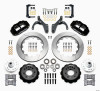 Wilwood Narrow Superlite 6R Front Hub Kit 14.00in 59-64 Chevy Impala / 63-64 Corvette - 140-12465