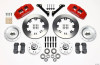Wilwood Dynapro 6 Front Hub Kit 12.19in Drilled Red 79-81 Camaro - 140-12836-R