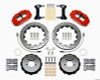 Wilwood Narrow Superlite 6R Front Hat Kit 12.88in Drill Red 2012-Up Toyota / Scion FRS w/ Lines - 140-12870-DR