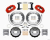 Wilwood Narrow Superlite 6R Front Hat Kit 13.06in Red 1999-2012 Subaru WRX w/Lines - 140-12874-R