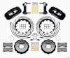 Wilwood AERO6 Front Hat Kit 14.00 Drilled 1999-2012 Subaru WRX w/Lines - 140-12876-D