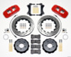 Wilwood AERO6 Front Hat Kit 14.25 Drilled Red 2008-2009 Pontaic G8 w/Lines - 140-12929-DR