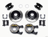 Wilwood D154 P/S Park Brake Kit Drilled 12 Bolt 2.81in Offset Staggered Shock - 140-13025-D