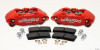 Wilwood DPHA Front Caliper & Pad Kit Red Honda / Acura w/ 262mm OE Rotor - 140-13029-R