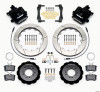Wilwood Combination Parking Brake Rear Kit 12.88in 2013-Up Ford Focus ST w/ Lines - 140-13031