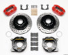 Wilwood Dynapro Dust-Boot P/S Park Brake Kit Drilled Red Big Ford 2.36in Offset - 140-13204-DR