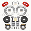 Wilwood Narrow Superlite 4R Rear P-Brk Kit 14.00in Red Small Ford 2.36in Off Bronco 5 x 5.50 - 140-13332-R