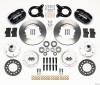 Wilwood Dynapro Dust-Boot Front Kit 11.00in 1965-1969 Mustang Disc & Drum Spindle - 140-13343