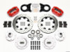 Wilwood Dynapro Dust-Boot Front Kit 12.19in Drill Red 1965-1969 Mustang Disc & Drum Spindle - 140-13344-DR