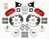 Wilwood Dynapro 6 Front Hub Kit 12.19in Red AMC 71-76 OE Disc w/o Bendix Brakes - 140-13554-R
