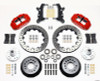 Wilwood Narrow Superlite 6R Front Hub Kit 12.88in Drill Red 60-68 Ford / Mercury Full Size / Galaxie - 140-13630-DR