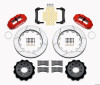 Wilwood Narrow Superlite 4R Rear Kit 14.00in Red Morrison Multilink IRS (2010-15 Camaro Based) - 140-13648-R