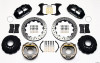 Wilwood Narrow Superlite 4R Rear P-Brk Kit 12.88in Drilled Chevy 12 Bolt w/ C-Clips - 140-13678-D