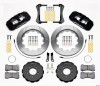 Wilwood AERO6 Front Hat Kit 14.00 2005-2014 Mustang w/ BMR Suspn. w/Lines - 140-13685