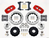 Wilwood AERO6 Front Hub Kit 14.00 Drilled-Red Chevy C-10 60-87 CPP Drop Spindle - 140-13692-DR