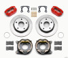 Wilwood Dynapro Lug Mount P/S Park Brake Kit Red Big Ford 2.00in Off Bronco 5 x 5.50 - 140-13733-R