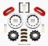 Wilwood TX6R Rear Kit 16.00in Red 1999-2010 GM Trk 2500 HD 4.84 Cntr - 140-13879-R