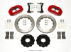 Wilwood Narrow Superlite 4R Front Hat Kit 12.88in Red 2007-Up Jeep Wrangler - 140-13880-R