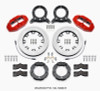 Wilwood D8 Front Hat Kit 12.19in Rotor Red 76-77 Ford Bronco Dana 44 w/Lines - 140-13928-R