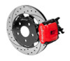 Wilwood 03-08 Audi A4 Caliper-Combination Parking Brake Rear 12.19 Rotor - Red - 140-14591-DR