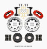 Wilwood Narrow Superlite 6R Front Kit 12.19in Drilled Red 63-87 C10 w/ Wilwood Pro Spindles - 140-15302-DR