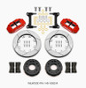Wilwood Narrow Superlite 6R Front Kit 12.19in Drilled Red 63-87 C10 w/ Wilwood Pro Spindles - 140-15302-R