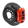 Wilwood Small Ford 11 in. Forged Dynapro Low-Profile Rear Parking Brake Kit (Red, Drilled & Slotted) - 140-15603-DR