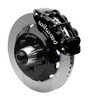 Wilwood Superlite 6R Front Brake Kit for 63-87 Chevy C10 Prospindle 13.06 in Diameter Black Calipers - 140-15941