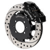 Wilwood Forged Dynalite Front Hat Kit 11.75in SRP Drilled/Slotted Rotor Black Caliper 90-05 Miata - 140-17935-D Photo - Primary