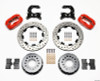 Wilwood Forged Dynalite P/S Rear Kit Drilled Red Small Ford 2.66in Offset - 140-2113-DR