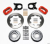 Wilwood Forged Dynalite P/S Rear Kit Red Chev 12 Bolt w/Clip Eliminator - 140-5236-R