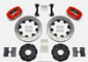 Wilwood Forged Dynalite Front Hat Kit 12.19in Drilled Red 02-06 Acura RSX-5 Lug - 140-7014-DR