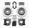 Wilwood Forged Dynalite P/S P-B Kit Drilled Polished Mopar/Dana 2.36in Off w/Snap Ring Brng - 140-7144-DP