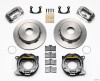 Wilwood Forged Dynalite P/S Park Brake Kit Polished Big Ford New 2.50in Offset Currie Blank - 140-7150-P