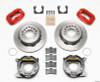 Wilwood Forged Dynalite P/S Park Brake Kit Red Chevy 12 Bolt-Spec 3.15in Brng - 140-7578-R