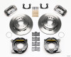 Wilwood Forged Dynalite P/S Park Brake Kit Polished New Big Ford 2.36in Offset - 140-7582-P