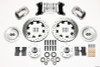 Wilwood Forged Dynalite Front Kit 12.19in Drilled Polished 67-69 Camaro 64-72 Nova Chevelle - 140-7675-DP