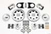 Wilwood Forged Dynalite Front Kit 12.19in Drilled Polished 37-48 Ford Psgr. Car Spindle - 140-8583-DP
