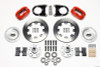 Wilwood Forged Dynalite Front Kit 12.19in Red 37-48 Ford Psgr. Car Spindle - 140-8583-R